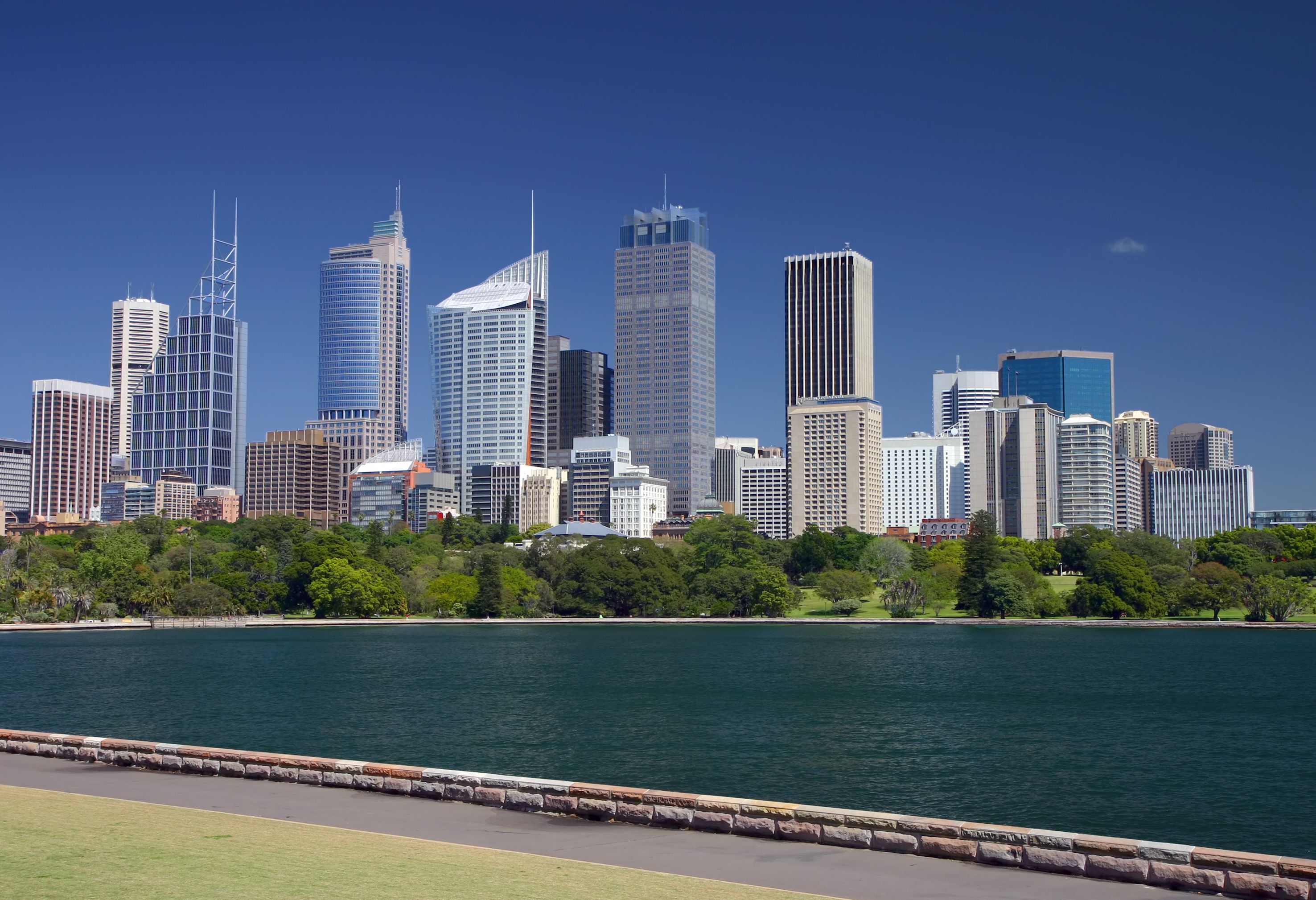 Australian city skyline