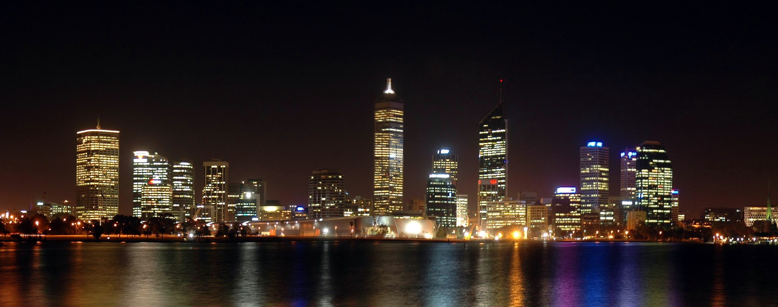 Perth, night panorama
