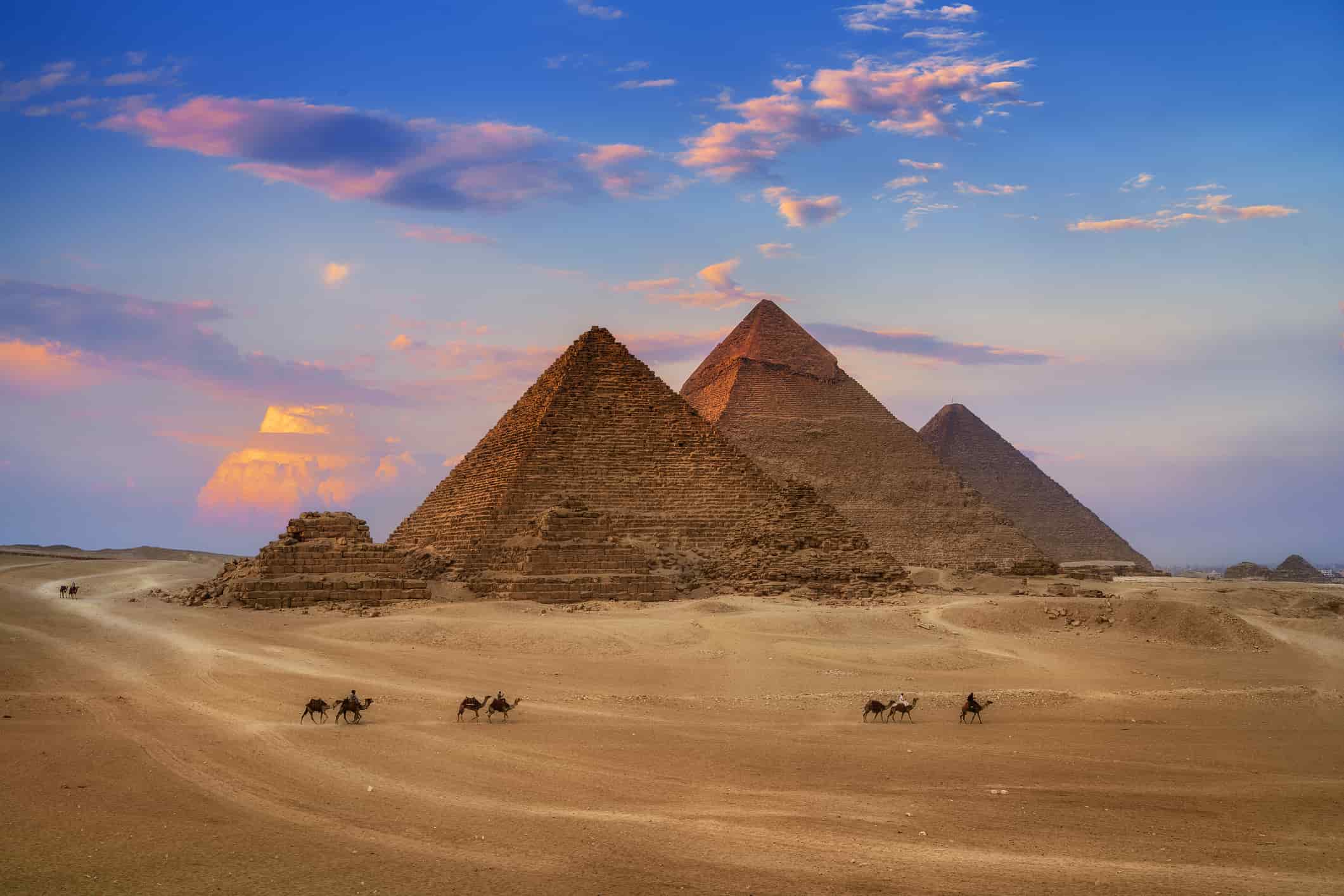 pyramids in Egypt