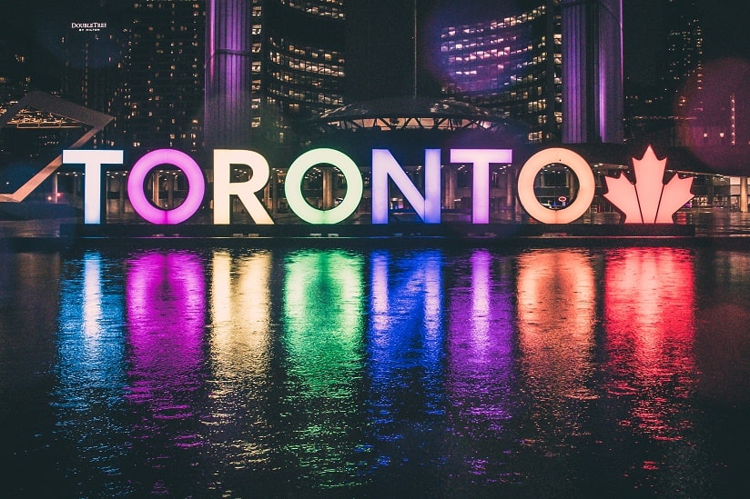 Toronto, Canada at night