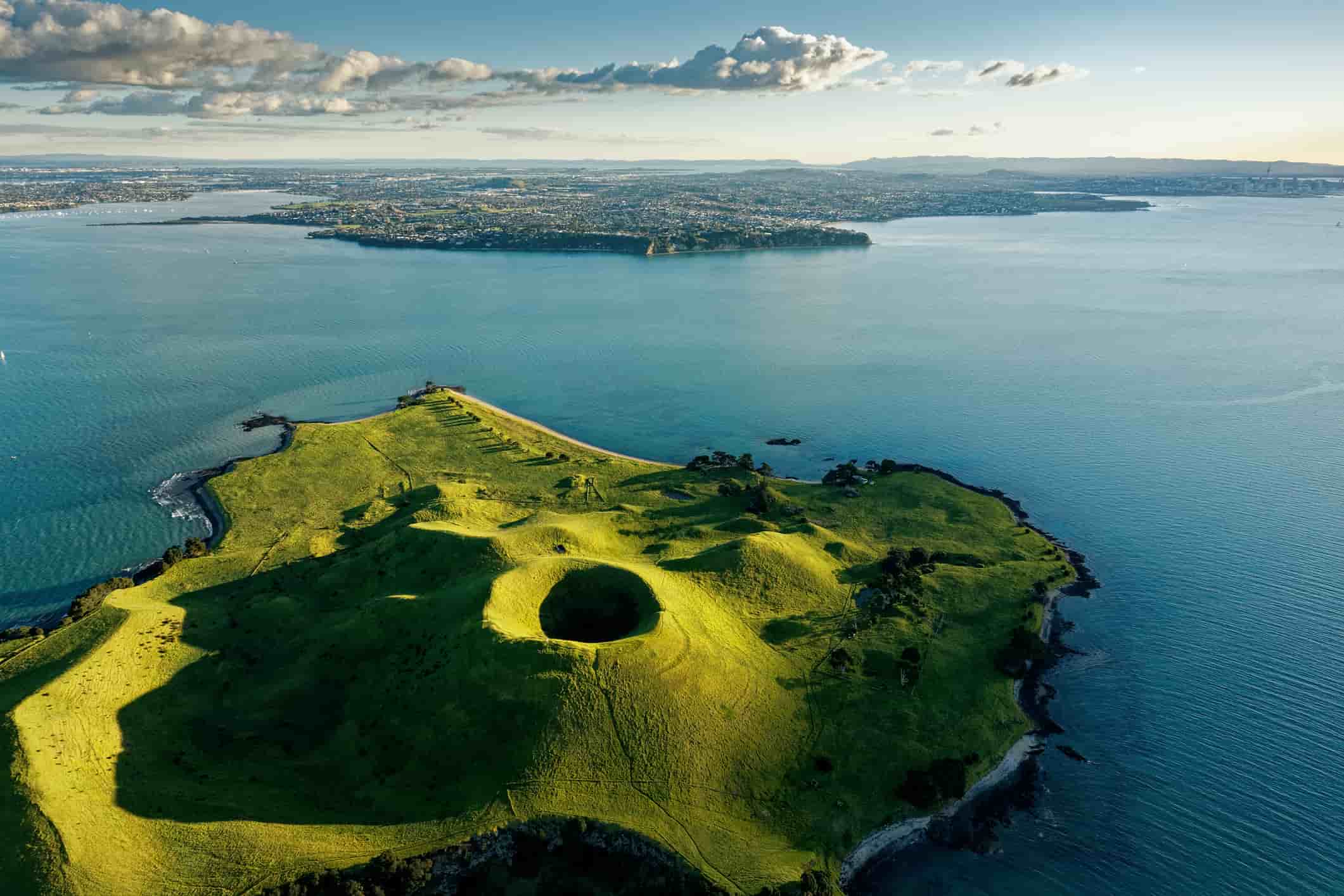 aerial view of New Zealand