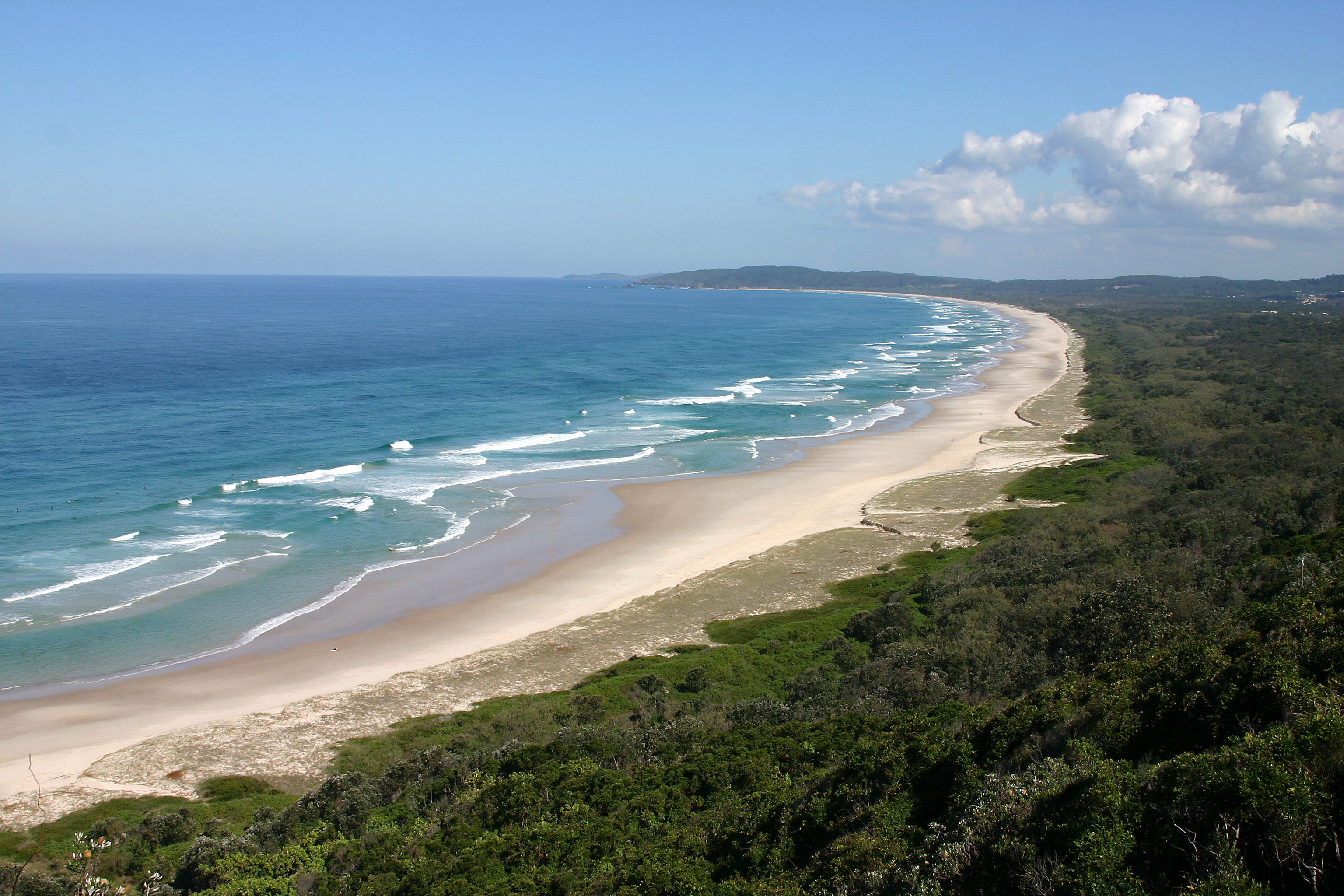 Byron Bay from above