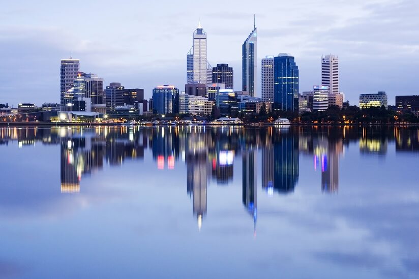 overview of Perth, Australia