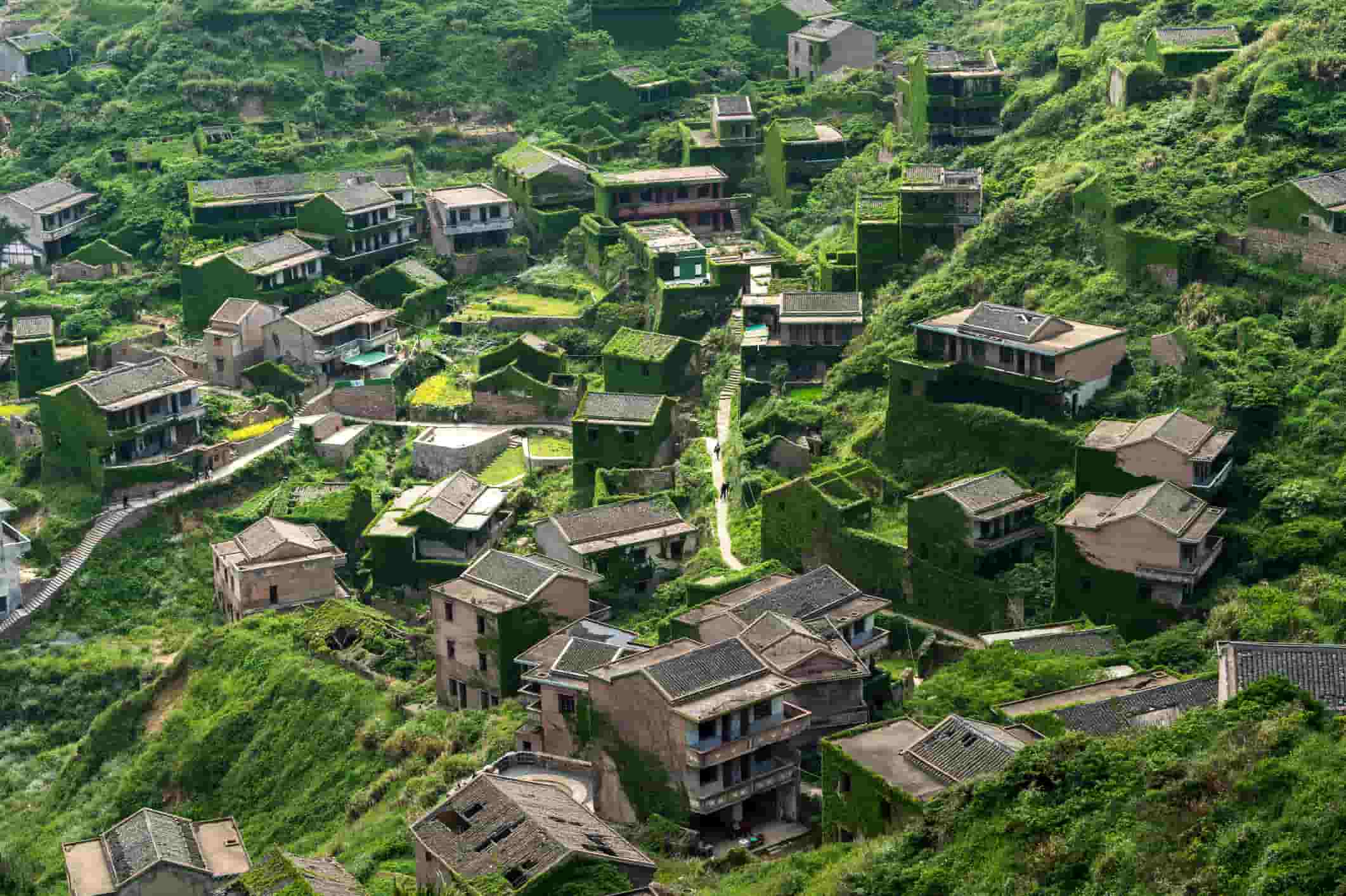 Houtouwan village in China