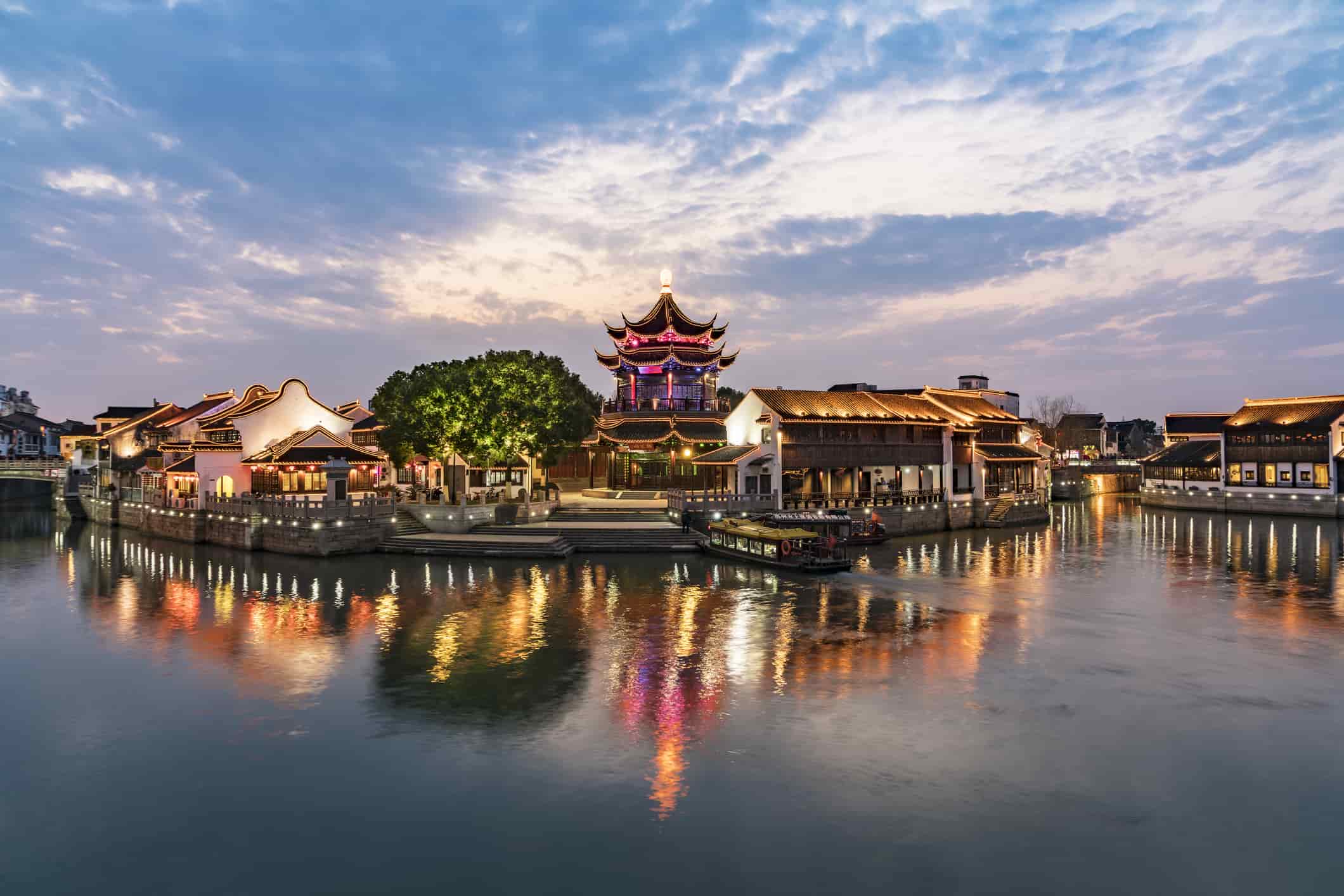 landscape of Suzhou city in China