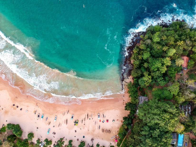 beach landscape view