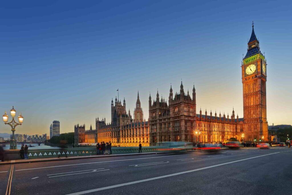 view of London, UK