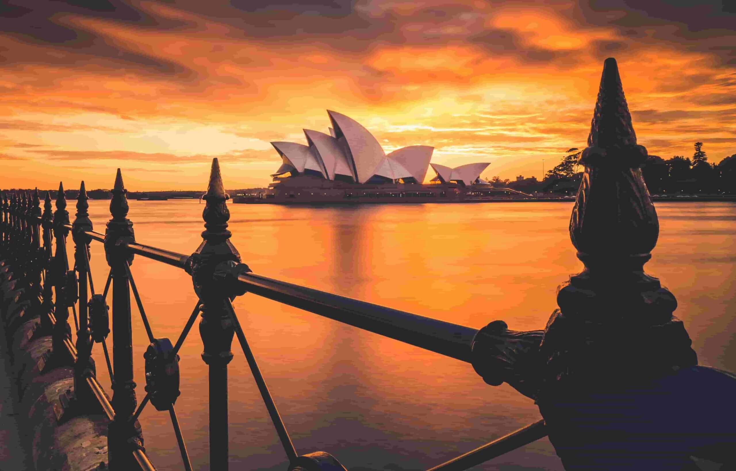 view of an Australian city