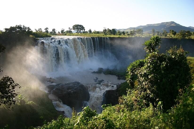 waterfall in Ethiopia