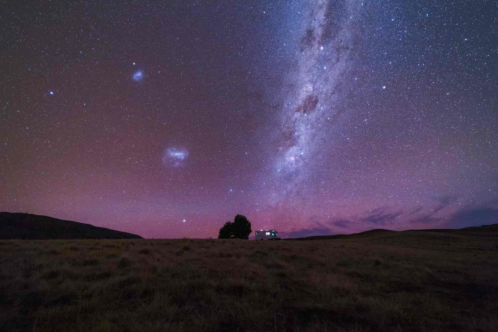 Milky way in Tekapo, New Zealand