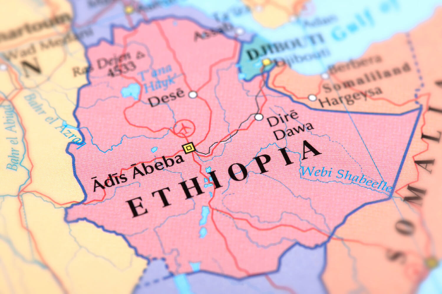 a map of Ethiopia