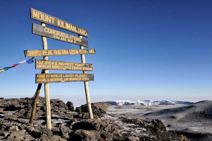 Tanzania destination signs