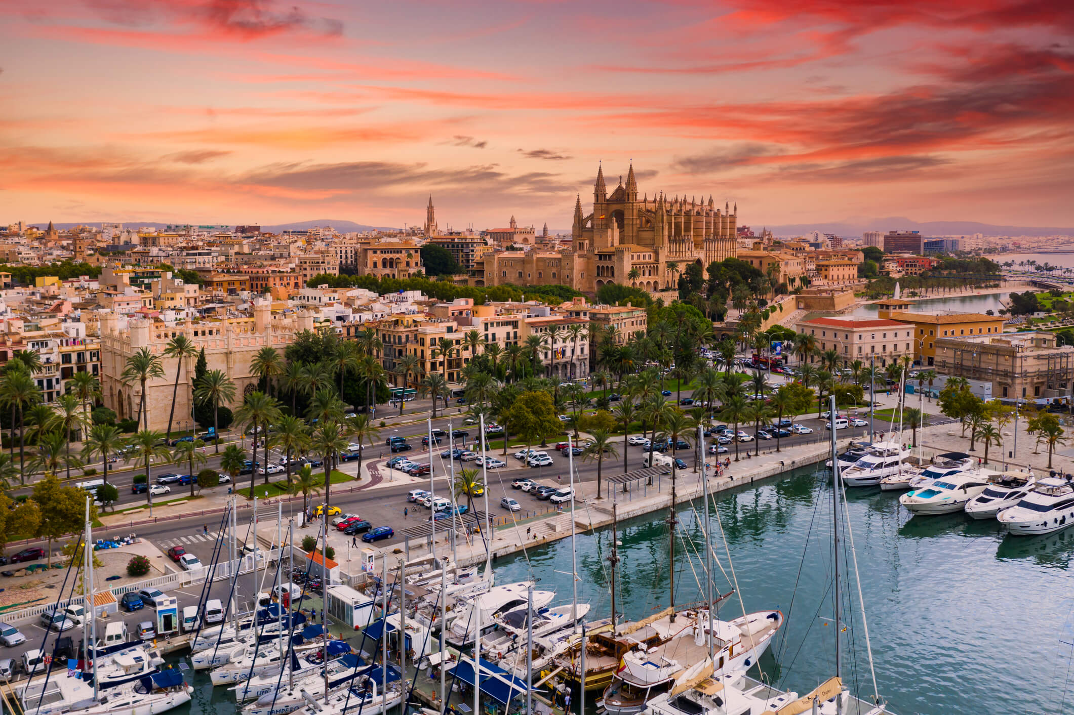 The Cathedral Of Santa Maria Of Palma Mallorca, Spain