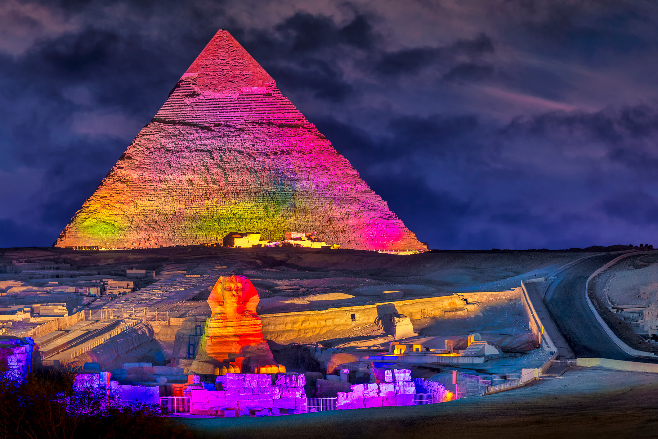 View Of The Pyramids in Egypt