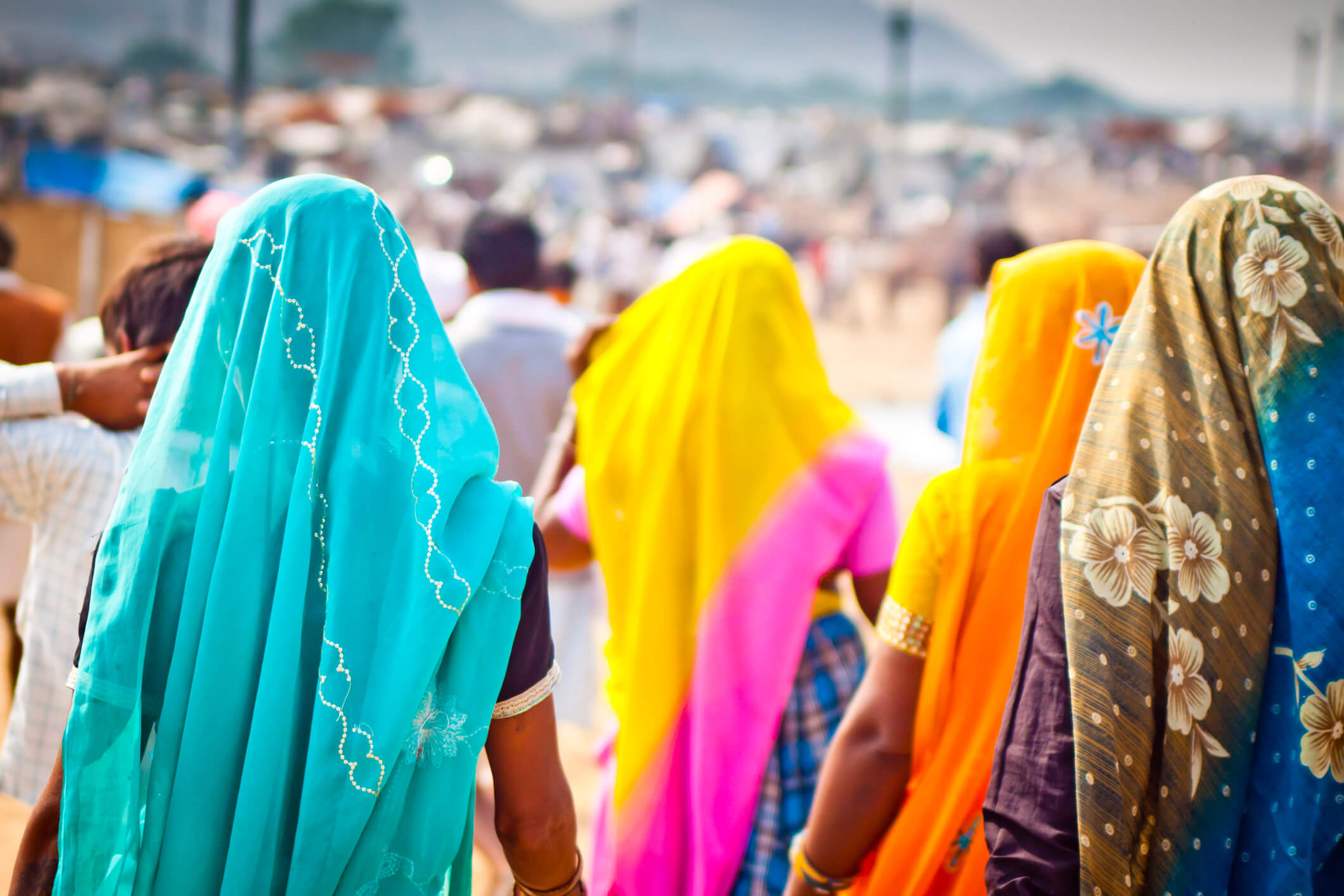 A Group of Women at Pushkar Fair