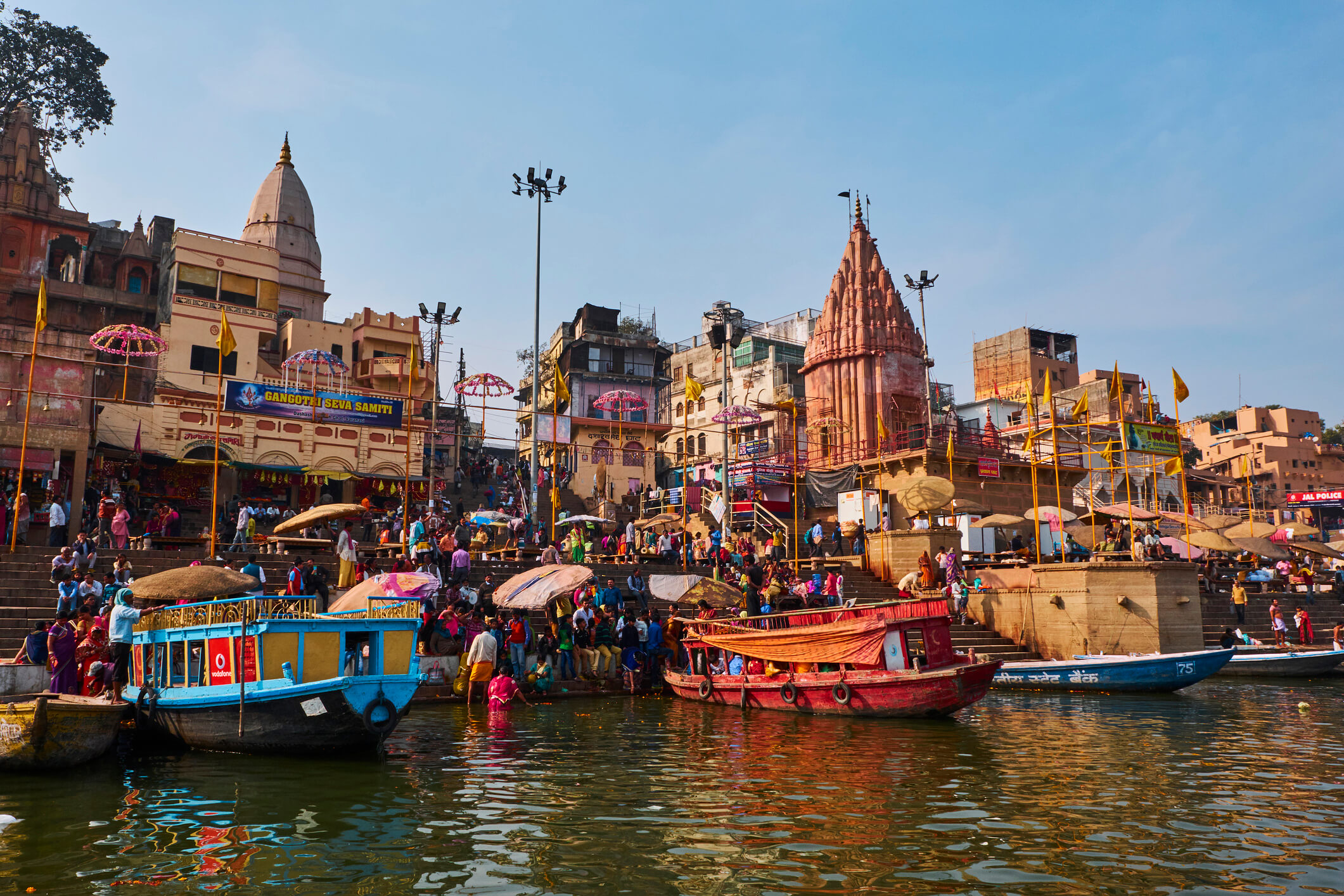 overview of Varanasi, India