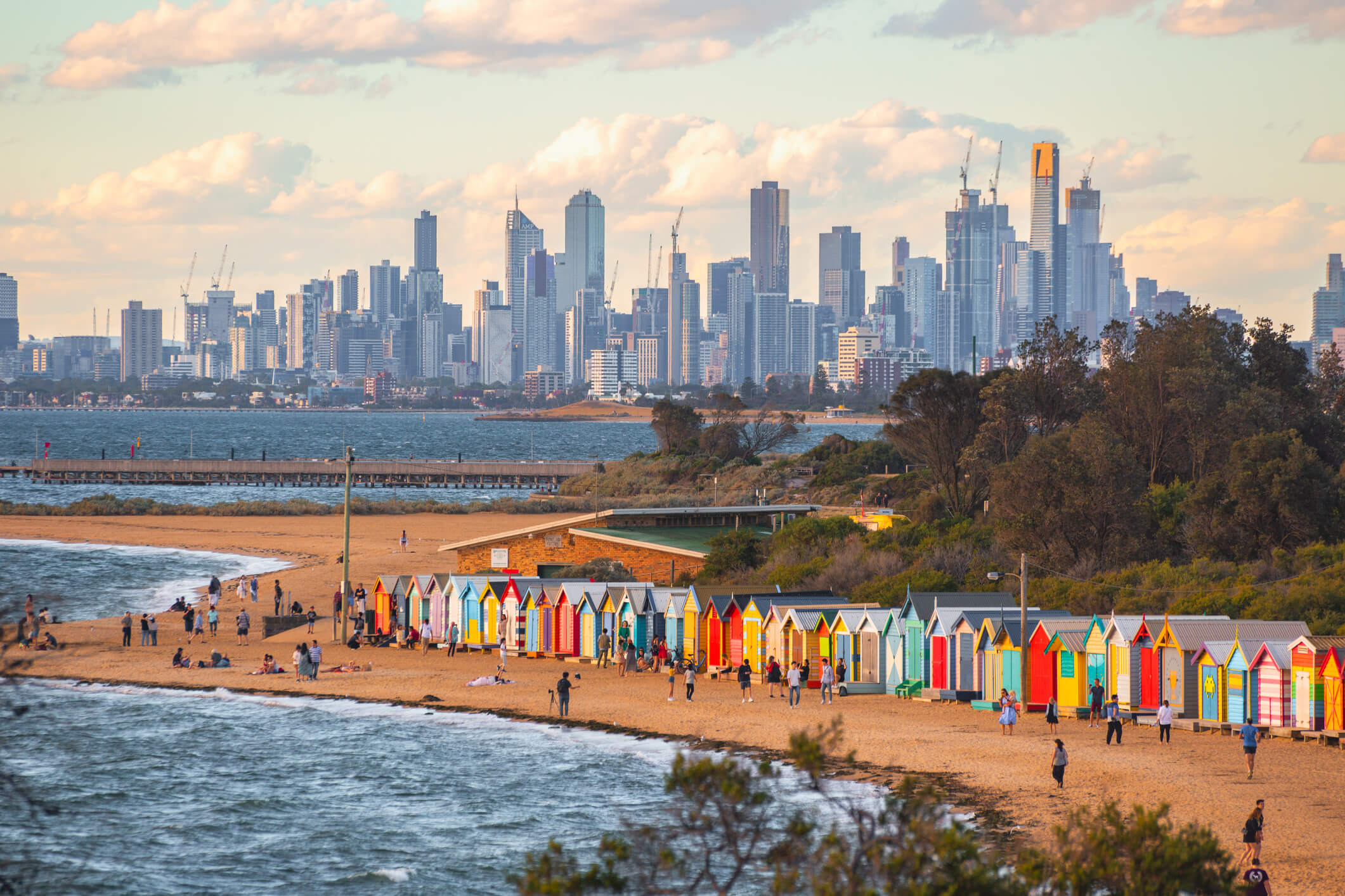 landscape of Melbourne, Australia