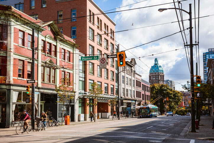 downtown of Vancouver, British Columbia, Canada